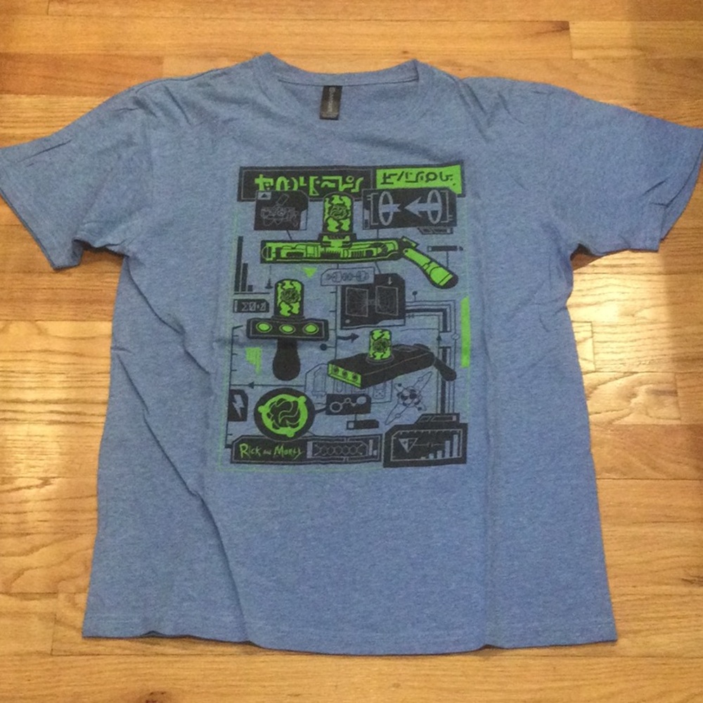 4/$12 NWOT Mens Rick & Morty tee shirt